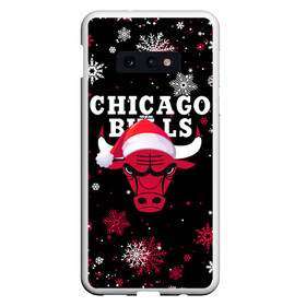 Чехол для Samsung S10E с принтом НОВОГОДНИЙ CHICAGO BULLS 2022 СНЕЖИНКИ в Курске, Силикон | Область печати: задняя сторона чехла, без боковых панелей | Тематика изображения на принте: 2022 | 23 | basketball | bulls | chicago bulls | jordan | logo | michael jordan | nba | red | sport | баскетбол | быки | джордан | лого | майкл джордан | новогодний чикаго булс | новый год | спорт | чикаго буллс | чикаго булс новый год