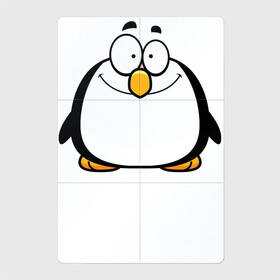 Магнитный плакат 2Х3 с принтом Глазастый пингвин в Курске, Полимерный материал с магнитным слоем | 6 деталей размером 9*9 см | арктика | девушкам | детский | детям | для детей | зима | крылья | лёд | мороз | пингвин | природа | птица | холод