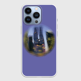 Чехол для iPhone 13 Pro с принтом Абстракция Москва Сити в Курске,  |  | Тематика изображения на принте: moscow city | абстракция | вечерний пейзаж | город | движение | москва сити