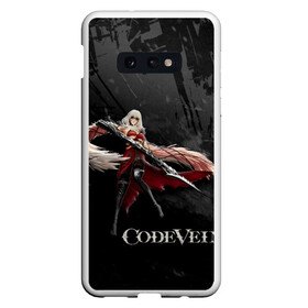 Чехол для Samsung S10E с принтом Ева Ру Code Vein в Курске, Силикон | Область печати: задняя сторона чехла, без боковых панелей | eva | eva roux | roux | девушка | ева | игра | код вейн | персонаж | роукс