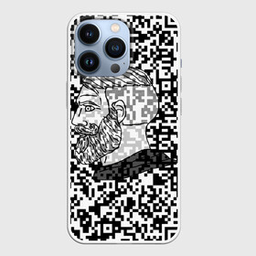 Чехол для iPhone 13 Pro с принтом QR code | Nordic Gamer в Курске,  |  | бородатый мужчина qr code | куар код | кьюар код | мем nordic gamer | мем бородатый мужчина