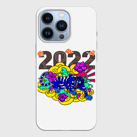 Чехол для iPhone 13 Pro с принтом 2022 тигр в облаках в Курске,  |  | 2022 | new year | tiger | water tiger | водяной тигр | символ года