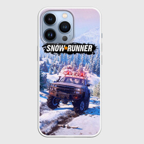 Чехол для iPhone 13 Pro с принтом SnowRunner Гонки по бездорожью в Курске,  |  | auto | car | race | snowrunner | авто | автомобиль | гонки | гонки по бездорожью | гоночные игры | джип | зимние гонки | машина | пикап | снежные гонки | снежный бегун | сноу раннер | сноураннер | тачка