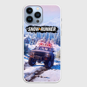 Чехол для iPhone 13 Pro Max с принтом SnowRunner Гонки по бездорожью в Курске,  |  | auto | car | race | snowrunner | авто | автомобиль | гонки | гонки по бездорожью | гоночные игры | джип | зимние гонки | машина | пикап | снежные гонки | снежный бегун | сноу раннер | сноураннер | тачка
