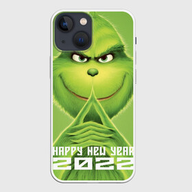Чехол для iPhone 13 mini с принтом Зимний Гринч в Курске,  |  | 2020 | 2021 | 2022 | америка | дед мороз | декабрь | дисней | зеленый | зима | злодей | классная | крутая | новый год | подарки | праздник | россия | январь
