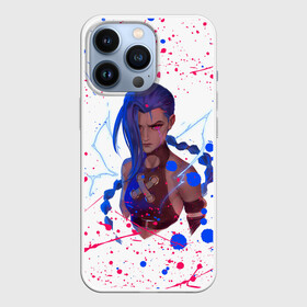 Чехол для iPhone 13 Pro с принтом LOL ARCANE JINX БРЫЗГИ КРАСОК в Курске,  |  | akali | arcane | fan | fan art | hero | jinx | kda | kda mas | league of legends | lol | moba | акали | аркейн | герой | джинкс | кда | лига легенд | лол | моба