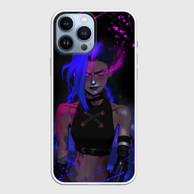 Чехол для iPhone 13 Pro Max с принтом JINX NEON EYES   LOL GAME HERO в Курске,  |  | Тематика изображения на принте: akali | arcane | fan | fan art | hero | jinx | kda | kda mas | league of legends | lol | moba | neon | акали | аркейн | герой | джинкс | кда | лига легенд | лол | моба | неон