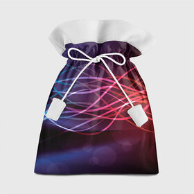 Подарочный 3D мешок с принтом Лучи света Spectrum в Курске, 100% полиэстер | Размер: 29*39 см | абстрактные | волна | волна света | излучение | киберпанк | лучи | лучи света | неон | неоновые принты | призма | радуга | рисунок | свет | спектр цветов