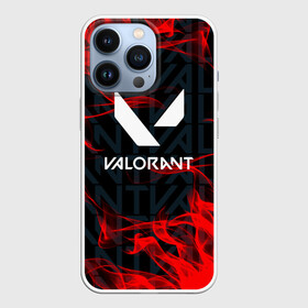 Чехол для iPhone 13 Pro с принтом Valorant Fire. в Курске,  |  | csgo | league of legends | overwatch | rainbow six siege | valorant | валорант | игра | огонь | пламя | шутер