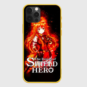 Чехол для iPhone 12 Pro с принтом Рафталия в огне - The Rising of the Shield Hero в Курске, силикон | область печати: задняя сторона чехла, без боковых панелей | anime | light novel | manga | rafutaria | the rising of the shield hero | аниме | восхождение героя щита | енотовидная собака | императрица кутенро | клановый герой | клановый герой катаны | манга | повелительница | рабыня