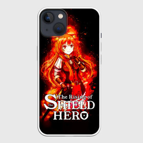 Чехол для iPhone 13 с принтом Рафталия в огне - The Rising of the Shield Hero в Курске,  |  | Тематика изображения на принте: anime | light novel | manga | rafutaria | the rising of the shield hero | аниме | восхождение героя щита | енотовидная собака | императрица кутенро | клановый герой | клановый герой катаны | манга | повелительница | рабыня