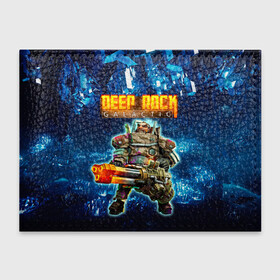 Обложка для студенческого билета с принтом Deep Rock Galactic / Gunner в Курске, натуральная кожа | Размер: 11*8 см; Печать на всей внешней стороне | deep rock galactic | drg | dwarf | gnome | gunner | гном | дип рок галактик | добыча минералов | космические шахтеры | стрелок