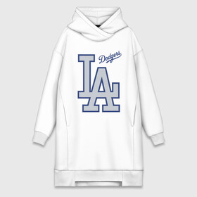 Платье-худи хлопок с принтом Los Angeles Dodgers - baseball team в Курске,  |  | baseball | dodgers | los angeles | team | бейсбол | лосанжелес | сша