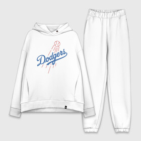 Женский костюм хлопок Oversize с принтом Los Angeles Dodgers baseball в Курске,  |  | baseball | dodgers | los angeles | team | бейсбол | лосанжелес | сша