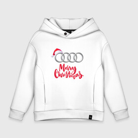 Детское худи Oversize хлопок с принтом AUDI MERRY CHRISTMAS в Курске, френч-терри — 70% хлопок, 30% полиэстер. Мягкий теплый начес внутри —100% хлопок | боковые карманы, эластичные манжеты и нижняя кромка, капюшон на магнитной кнопке | Тематика изображения на принте: audi | auto | autosport | perfomance | quattro | rs | sport | авто | авто спорт | автомобиль | автомобильные | автоспорт | ауди | кватро | марка | машины | перфоманс | рс | спорт