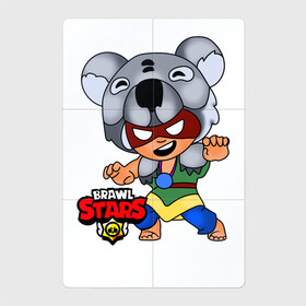 Магнитный плакат 2Х3 с принтом Koala Nita из Brawl Stars в Курске, Полимерный материал с магнитным слоем | 6 деталей размером 9*9 см | Тематика изображения на принте: brawl stars | games | koala | nita | бравл старс | игры | коала | нита | персонажи