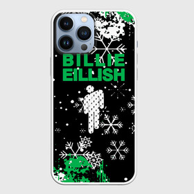 Чехол для iPhone 13 Pro Max с принтом billie eilish | новый год | снежинки в Курске,  |  | be | billie | billie eilish | blohsh | ghoul | билли | билли айлиш