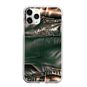 Чехол для iPhone 11 Pro Max матовый с принтом Постап стайл - рваная куртка в Курске, Силикон |  | Тематика изображения на принте: гранж | депрессивный | кожа | постап | постапокалипсис | темный | черный