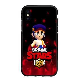 Чехол для iPhone XS Max матовый с принтом ФЭНГ БРАВЛ СТАРС FANG BRAWL STARS ОГОНЬ в Курске, Силикон | Область печати: задняя сторона чехла, без боковых панелей | 2022 | brawl | brawl stars | brawler | fang | stars | боец | бравл старс | бравлер | брол старс | год тигра | мобильная игра | новый | огонь | фанг | фэнг | фэнк | хроматик | хроматические | хроматический боец