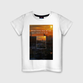 Детская футболка хлопок с принтом Питерский закат в Курске, 100% хлопок | круглый вырез горловины, полуприлегающий силуэт, длина до линии бедер | город | закат | россия | санкт петербург | спб
