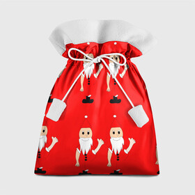 Подарочный 3D мешок с принтом Дед мороз santa claus в Курске, 100% полиэстер | Размер: 29*39 см | Тематика изображения на принте: 2022 | дед мороз | дедушка | новогодняя | новый год | санта клаус