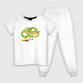 Детская пижама хлопок с принтом Shenron (Dragon Ball Z) в Курске, 100% хлопок |  брюки и футболка прямого кроя, без карманов, на брюках мягкая резинка на поясе и по низу штанин
 | anime | dragonball | аниме | анимэ | драконий | жемчуг | манга