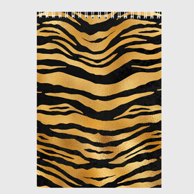 Скетчбук с принтом Текстура шкуры тигра в Курске, 100% бумага
 | 48 листов, плотность листов — 100 г/м2, плотность картонной обложки — 250 г/м2. Листы скреплены сверху удобной пружинной спиралью | 2022 | год тигра | новый год | новый год 2022 | символ года | тигр | тигренок | тигрица | тигры