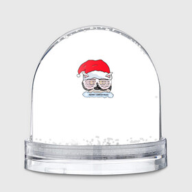 Игрушка Снежный шар с принтом Новогодний Диско Енотик в Курске, Пластик | Изображение внутри шара печатается на глянцевой фотобумаге с двух сторон | енот | енотики | новогоднийенот | подарокенот | рождество
