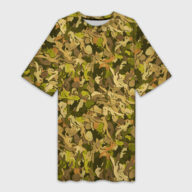 Платье-футболка 3D с принтом Белки в дубовом лесу в Курске,  |  | squirrel | белка | белочка | бельчонок | бурундук | грызун | дубовый лес | ёлочки | жёлуди | орешки | шишки