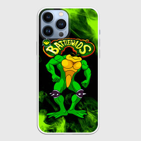 Чехол для iPhone 13 Pro Max с принтом Battletoads Rash в Курске,  |  | Тематика изображения на принте: battle toads | battletoads | frog | rash | toad | батл тодс | батлтоадс | батлтодс | боевые жабы | жаба | лягушка | реш | рэш