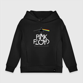 Детское худи Oversize хлопок с принтом PINK FLOYD LOGO  ПИНК ФЛОЙД в Курске, френч-терри — 70% хлопок, 30% полиэстер. Мягкий теплый начес внутри —100% хлопок | боковые карманы, эластичные манжеты и нижняя кромка, капюшон на магнитной кнопке | Тематика изображения на принте: pink floyd | артрок | группа | музыка | пинк флойд | прогрессивный рок | протопрог | психоделический рок | рок | рок группа | спейсрок | эйсидрок | экспериментальный рок