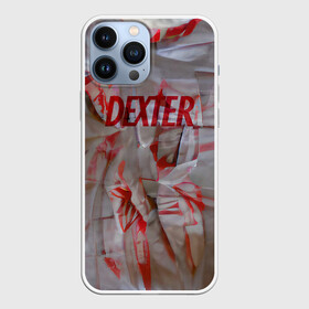 Чехол для iPhone 13 Pro Max с принтом Кровавая ткань в Курске,  |  | dexter | halloween | декстер | косплей | костюм | кровь | пленка | хелоуин