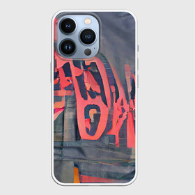 Чехол для iPhone 13 Pro с принтом Надпись граффити в Курске,  |  | graffiti | grunge | гранж | граффити | депрессивный | красный | панк