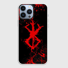 Чехол для iPhone 13 Pro Max с принтом BERSERK PATTERN SYMBOL, КЛЕЙМО в Курске,  |  | anime | anime berserk | behelit | berserk | guts | knight | manga | аниме | аниме берсерк | берсерк | бехелит | гатс | гриффит | каска | клеймо | манга | рыцарь | япония