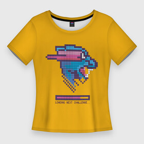 Женская футболка 3D Slim с принтом Mr Beast Pixel Art в Курске,  |  | blogger | gamer | games | gaming | mr beast | pixel art | retro | youtube | блогеры | игры | мистер бист | пиксель арт | ретро | ютуб | ютуберы