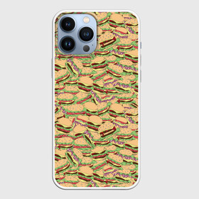 Чехол для iPhone 13 Pro Max с принтом Гамбургеры (Hamburgers) в Курске,  |  | burger | cheeseburger | fast food | hamburger | hot dog | pizza | taco burrito | блюдо | бургер | быстрое питание | гамбургер | еда | жратва | завтрак | картош | корм | кушанье | макдоналдс | обед | перекус | пицца | пища | повар