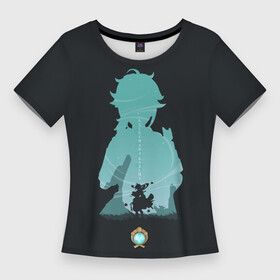 Женская футболка 3D Slim с принтом КАЭДЭХАРА КАЗУХА ГЕНШИН ИМПАКТ в Курске,  |  | anime | genshin impact | аниме | геншен импакт | геншин импакт | геншин эмпакт | геншинимпакт | игры | кадзуха | казуха | персонажи
