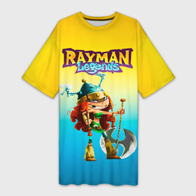 Платье-футболка 3D с принтом Rayman Legends Barbara в Курске,  |  | barbara | rayman legends | барбара | легенды раймана | легенды раймонда | легенды реймана | райман легендс | рейман легендс