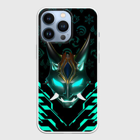 Чехол для iPhone 13 Pro с принтом GENSHIN IMPACT MASK XIAO GEOMETRY в Курске,  |  | anime | cyber | genshin impact | geometry | mask xiao | neon | xiao | аниме | геншен импакт | геншин импакт | геншин эмпакт | геншинимпакт | геометрия | игры | кибер | маска сяо | неон | персонажи | сяо