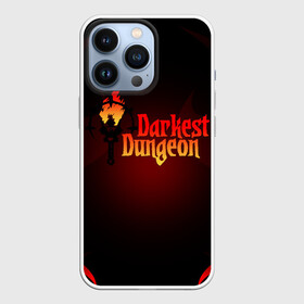 Чехол для iPhone 13 Pro с принтом DARKEST DUNGEON ФАКЕЛ В ОГНЕ в Курске,  |  | abomination | antiquarian | arbalest | bounty hunter | colour of madness | crimson court | crusader | darkest dungeon | game | grave robber | hellion | highwaym | logo | roguelike | shieldbreaker | the shieldbreaker | игра | лого | лог