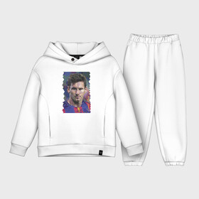 Детский костюм хлопок Oversize с принтом Lionel Messi   striker, Barcelona в Курске,  |  | Тематика изображения на принте: argentina | barcelona | celebrity | football | forward | lionel messi | spain | star | striker | аргентина | звезда | знаменитость | испания | лионель месси | нападающий | форвард | футбол