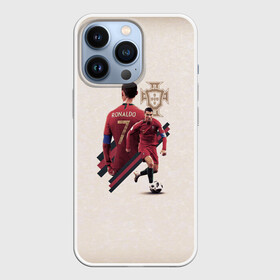 Чехол для iPhone 13 Pro с принтом Криштиану Сборная Португалии в Курске,  |  | cr7 | криро | криш | криштиану | криштиану роналду | португалия | сборная португалии | футбол