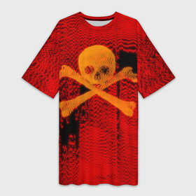 Платье-футболка 3D с принтом пиратский шум в Курске,  |  | вечеринка | глаза | голова | движение | диджей | дискотека | игра | квест | кости | маскарад | пираты | призрак | скелет | танец | танцпол | ужас | флаг | хоррор | хэллоуин | череп