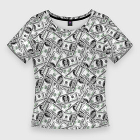 Женская футболка 3D Slim с принтом Миллионер (Millionaire) в Курске,  |  | бабки | баксы | банк | банкноты | бизнес | богатство | брокер | бумажник | бюджет | валюта | взятка | вор | деньги | доллары | евро | зарплата | золото | казино | капитал | касса | копилка | кошелёк