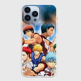 Чехол для iPhone 13 Pro Max с принтом KUROKO BASKETBALL КОМАНДА в Курске,  |  | Тематика изображения на принте: basketball | kuroko | kuroko no basuke | seirin | аниме | анимэ | баскетбол | дзюмпэй хюга | коити кавахара | коки фурихата | куроко | рико аида | ринносукэ митобэ | сатоси цутида | сейрин | синдзи коганэи | спорт