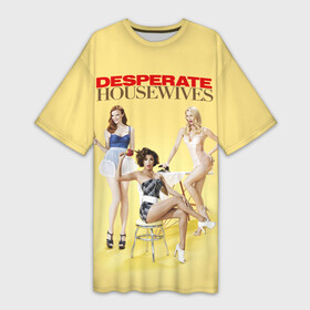 Платье-футболка 3D с принтом Desperate Housewives  sexy в Курске,  |  | beautiful | desperate housewives | eva longoria | girlfriends | iconic | tv series | women | ева лонгория | женщины | красивые | культовый | марсия кросс | николетт шеридан | отчаянные домохозяйки | подруги | 