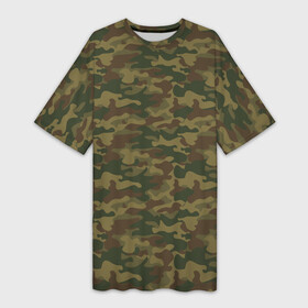 Платье-футболка 3D с принтом Камуфляж (Camouflage) в Курске,  |  | camouflage | military | армия | боец | ввс | вдв | вмф | военный камуфляж | воин | война | гру | десантник | дшб | камуфляж | кгб | маскировка | масхалат | мвд | милитари | мчс | омон | охота | охрана | патриот | пво
