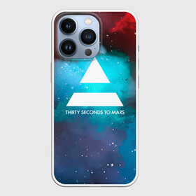 Чехол для iPhone 13 Pro с принтом 30 Seconds to Mars: Звездное небо. в Курске,  |  | 30 seconds to mars | 30 секунд до марса | джаред лето | музыка | рок