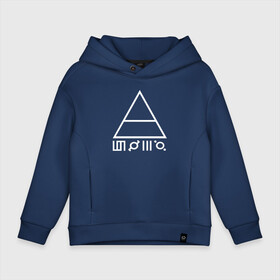 Детское худи Oversize хлопок с принтом [30 Seconds to Mars]   Logo в Курске, френч-терри — 70% хлопок, 30% полиэстер. Мягкий теплый начес внутри —100% хлопок | боковые карманы, эластичные манжеты и нижняя кромка, капюшон на магнитной кнопке | 30 seconds to mars | 30 секунд до марса | джаред лето | музыка | рок