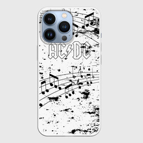 Чехол для iPhone 13 Pro с принтом [AC DC]   Музыкальные ноты в Курске,  |  | ac dc | acdc | back in black | ас дс | асдс | музыка | рок